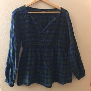 Lane Bryant Plaid Blouse